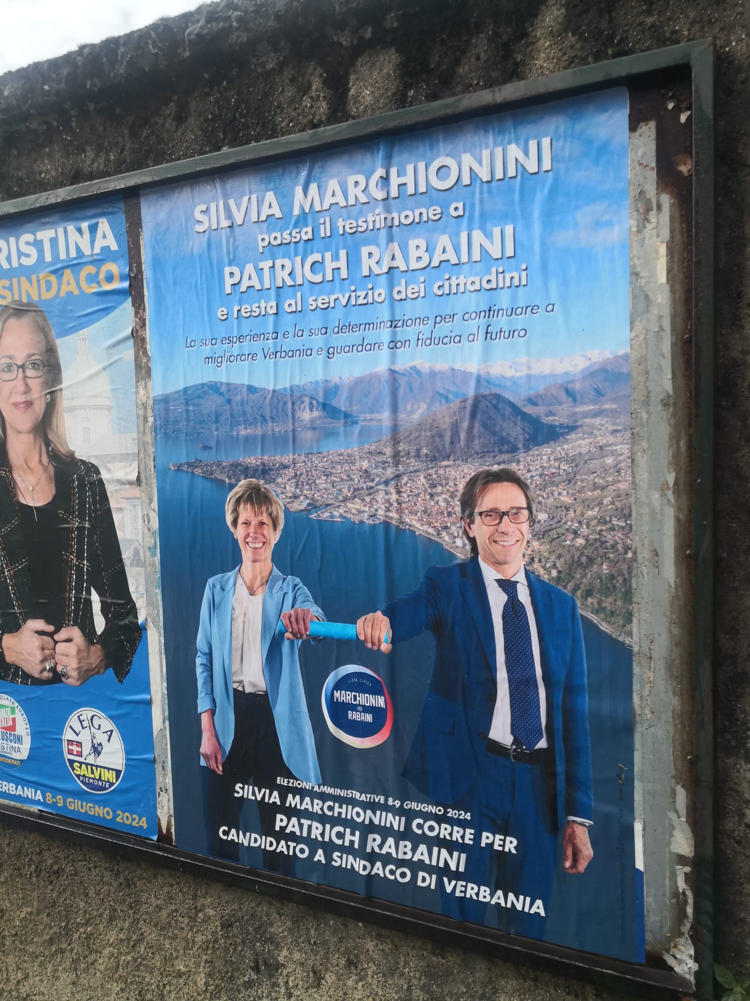 Elezioni a Verbania, Marchionini "passa il testimone" a Rabaini