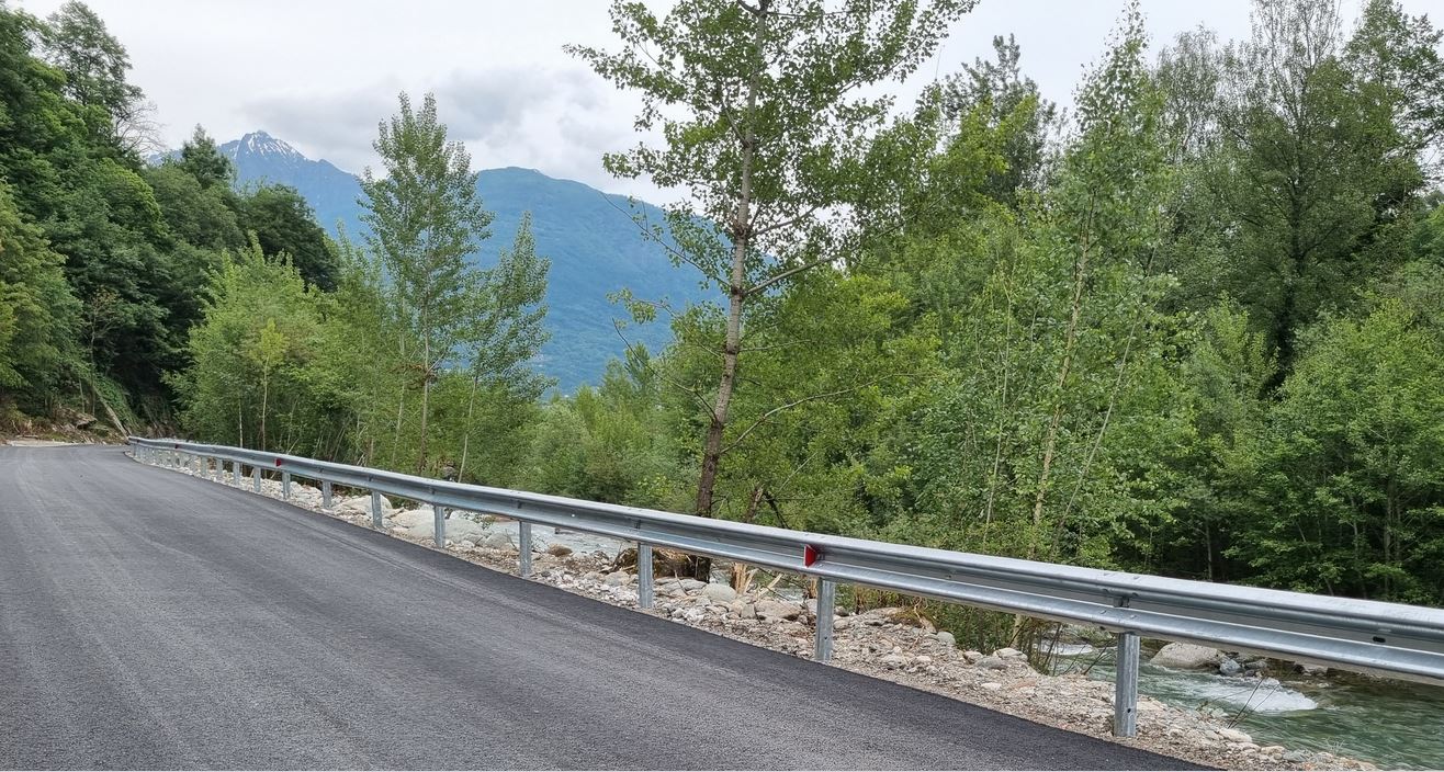 Oggi alle 10 apre la variante per Bognanco. Finito l'isolamento della Valle