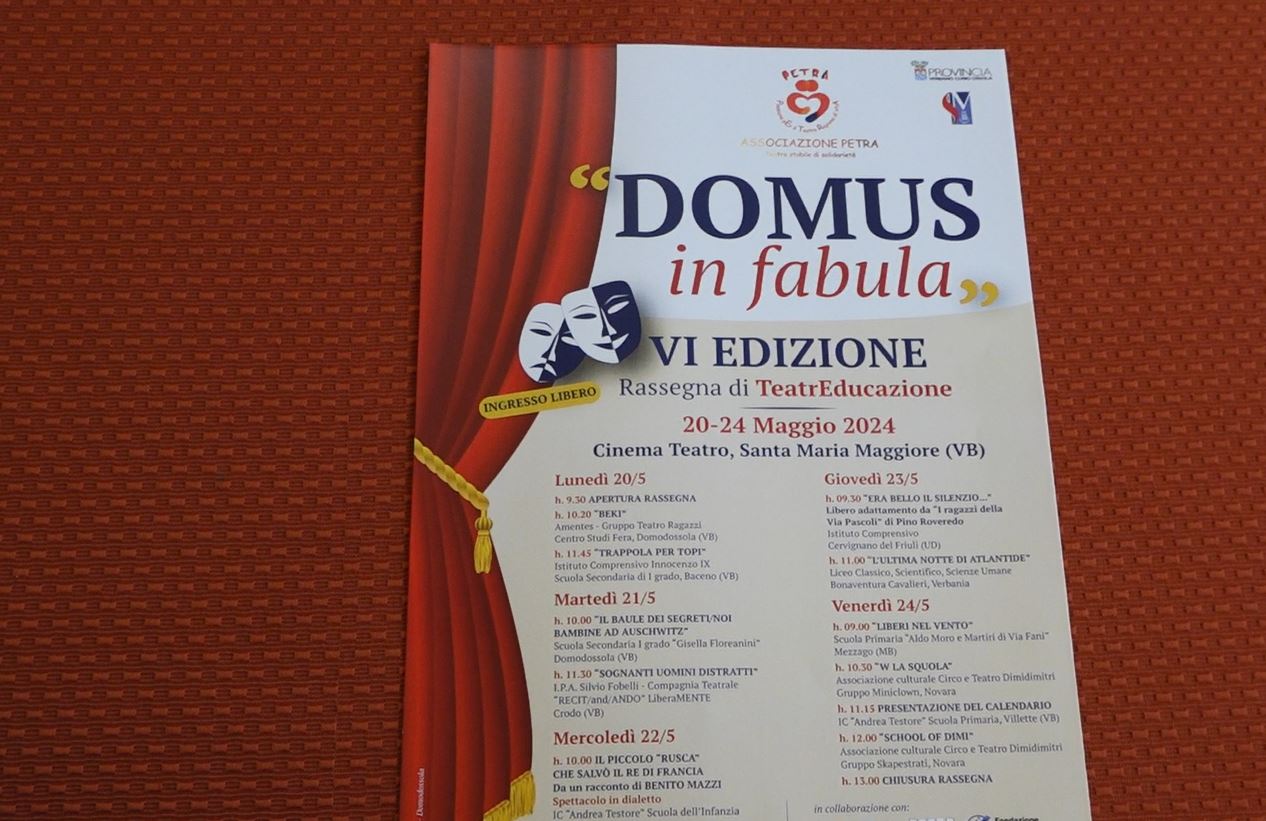 Quest'anno fa tappa in Valle Vigezzo Domus in Fabula