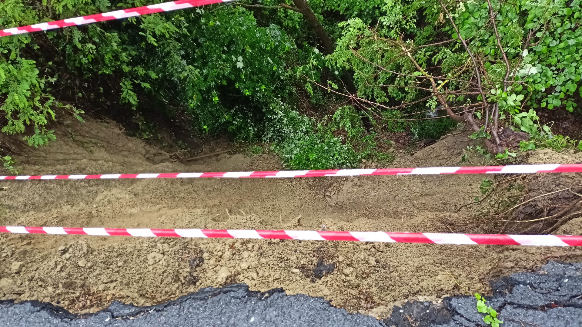 Frana sul Monte Rosso a Verbania, alcune famiglie isolate