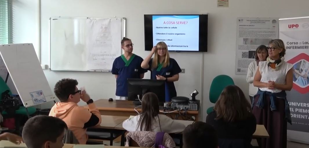 "Voglio diventare infermiere". L'incontro con i bambini delle scuole elementari a Vivere in Salute