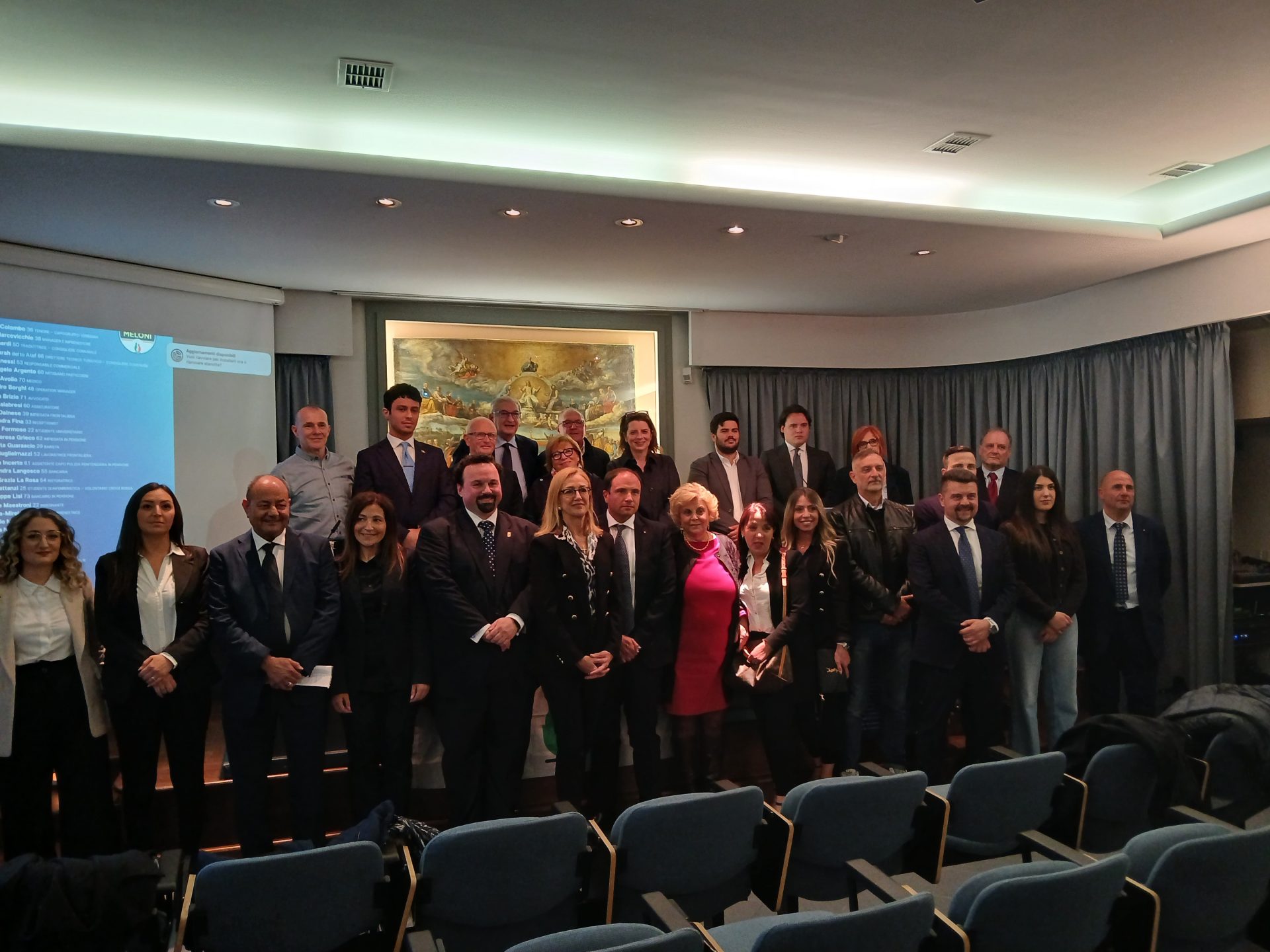 Presentata la lista di Fratelli d'Italia che sostiene la candidatura a sindaco di Mirella Cristina