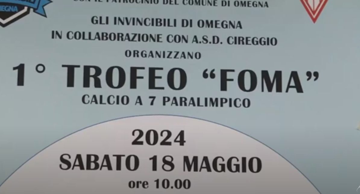 A Cireggio il primo trofeo paralimpico di calcio a 7 organizzato dagli Invicibili di Omegna