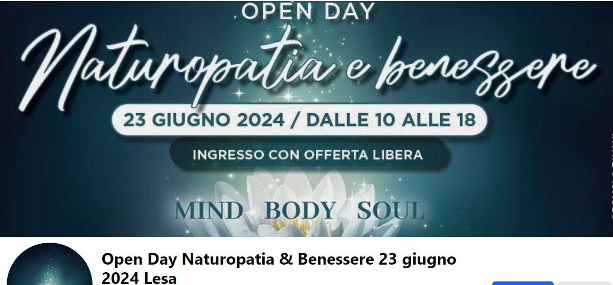 Domenica a Lesa una giornata dedicata alla Naturopatia e benessere