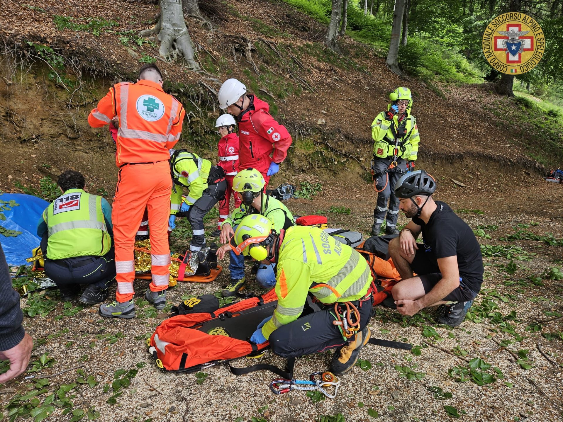 Trarego, incidente per un 62enne che stava tagliando delle piante. Per lui gravi traumi, elitrasportato a Novara