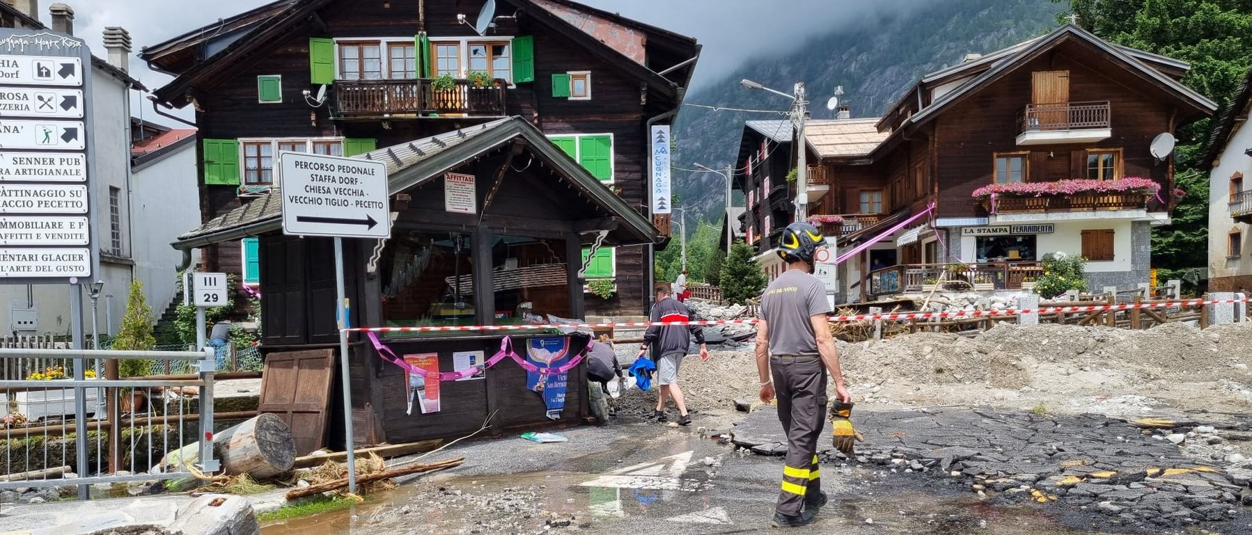 Macugnaga, i racconti di una notte di paura e dei primi soccorsi