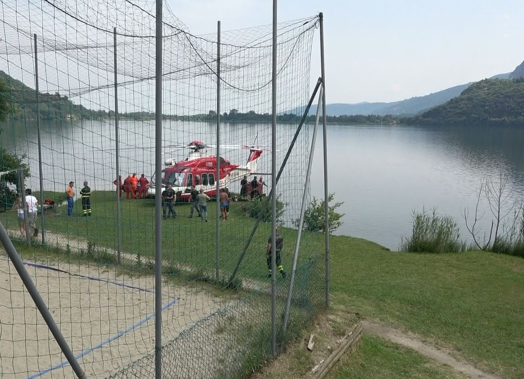 Scompare nelle acque del lago di Mergozzo. Ucraina grave trasportata a Novara