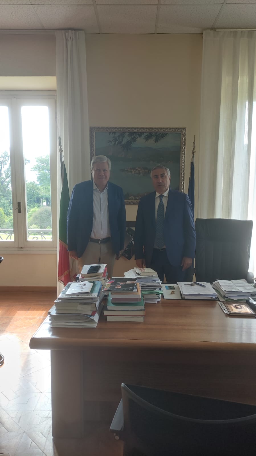Il sindaco di Verbania Albertella ha fatto visita al Prefetto Formiglio