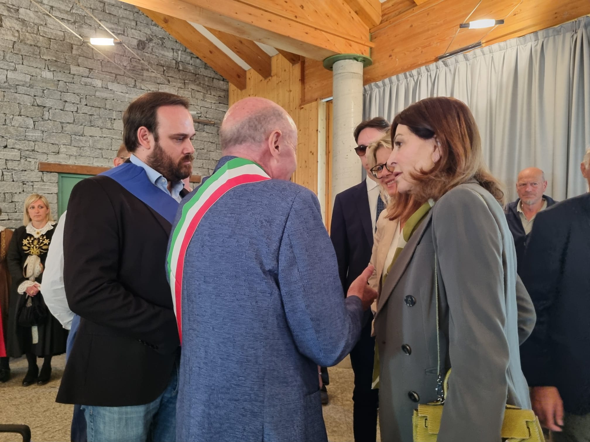 Il ministro del turismo Daniela Santanche' a Macugnaga