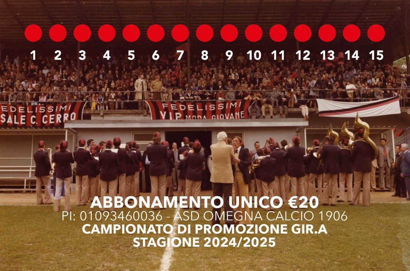 Omegna, 20 euro per tutte le partite