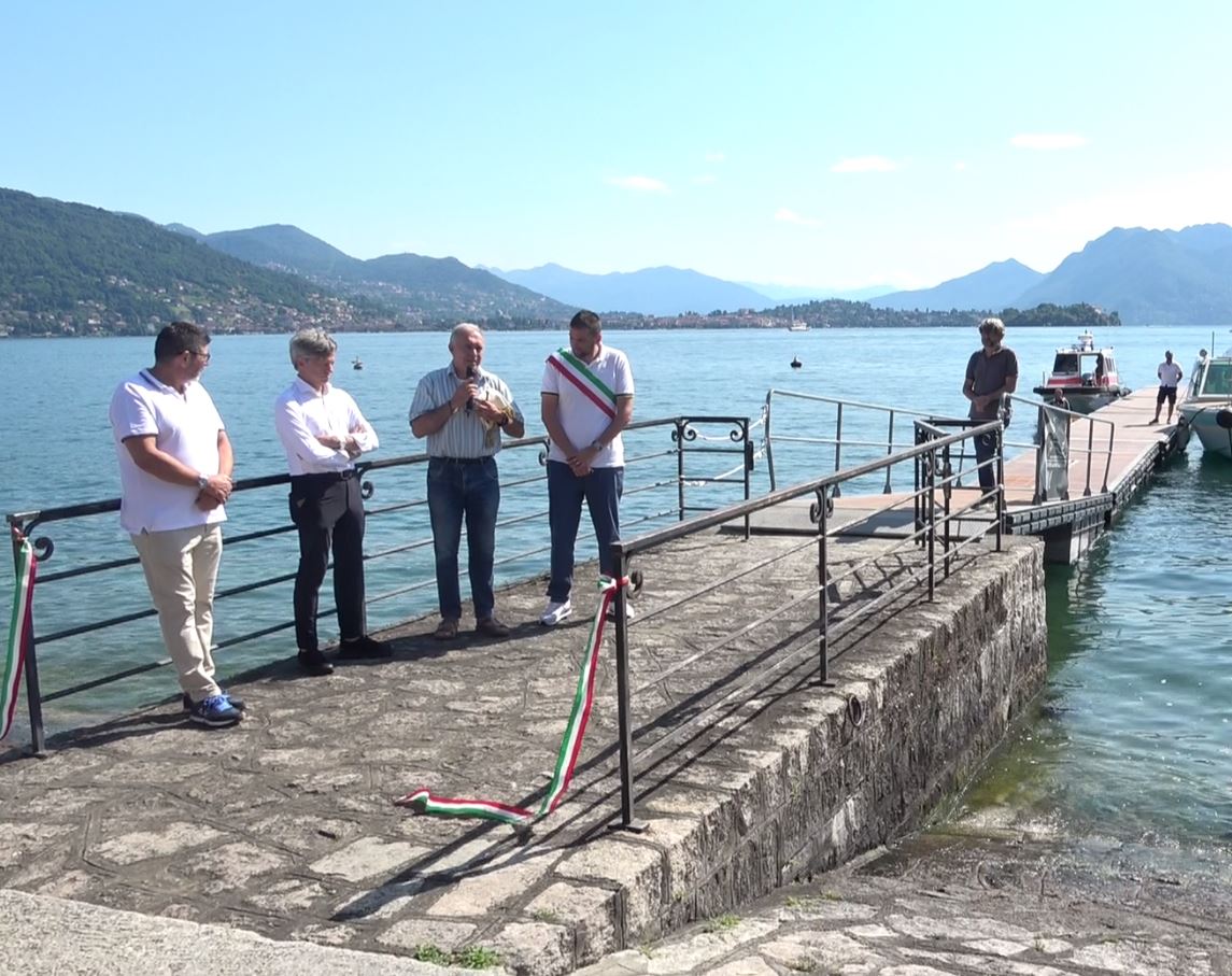 A Baveno inaugurato il pontile donato alla città dal gruppo Zacchera Hotels
