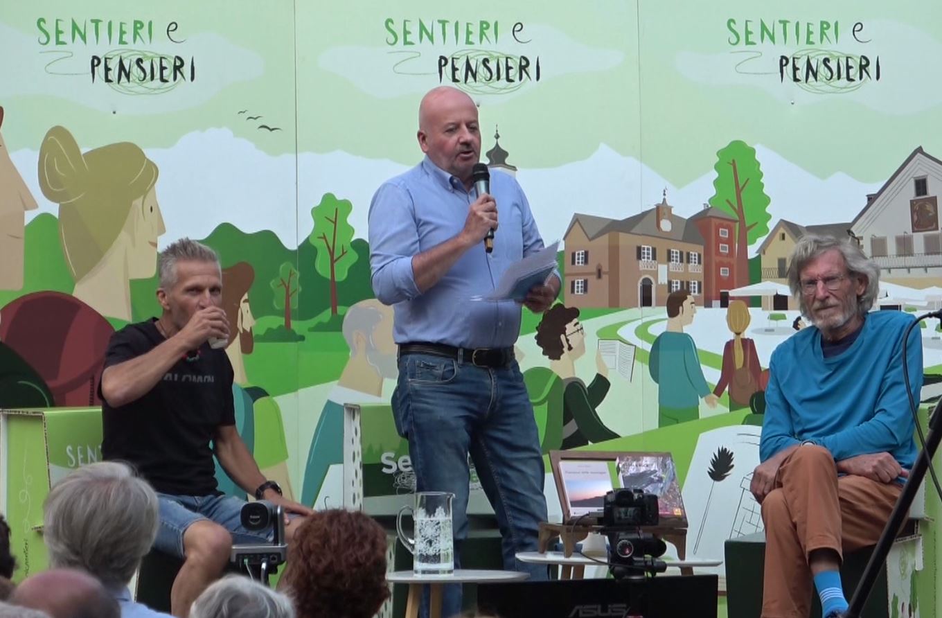 A Sentieri e pensieri gli alpinisti Manoni e Paleari