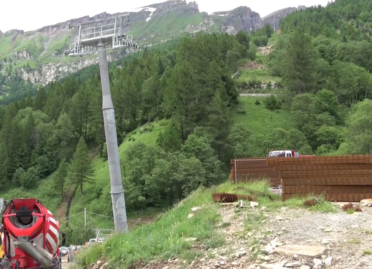 A San Domenico di Varzo si lavora per completare la nuova cabinovia