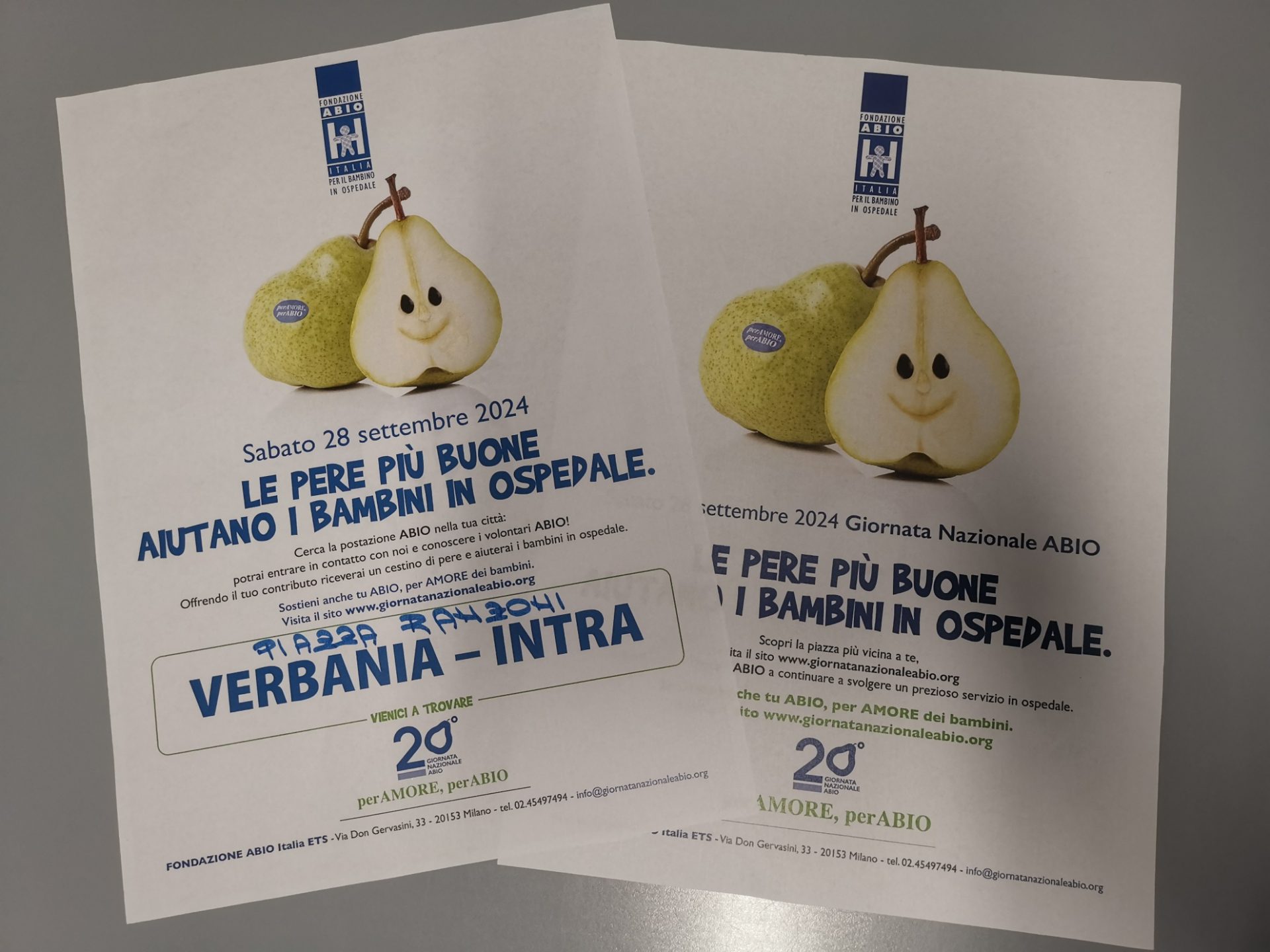 Sabato appuntamento con i volontari Abio in Piazza Ranzoni a Verbania Intra