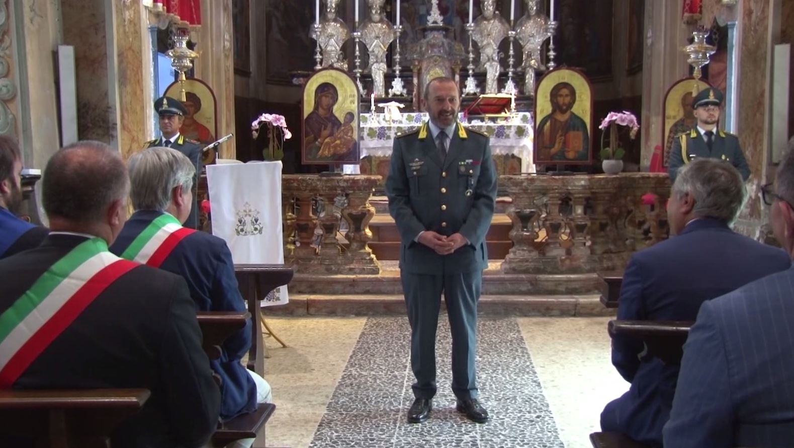 Le Fiamme Gialle hanno celebrato San Matteo