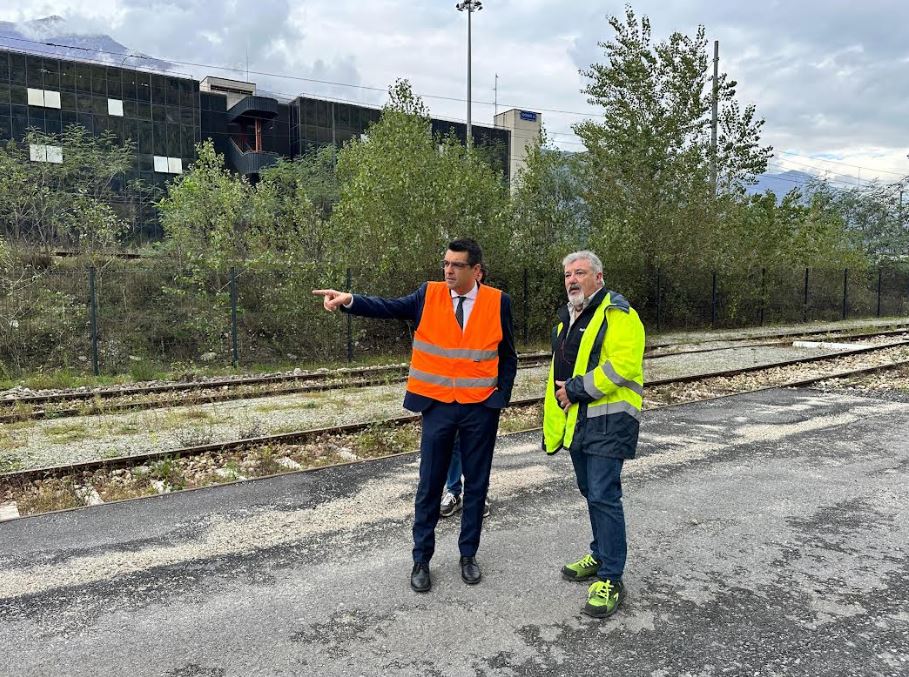 Domo 2 : sopralluogo dell'assessore Bussalino e del Sottosegretario Preioni