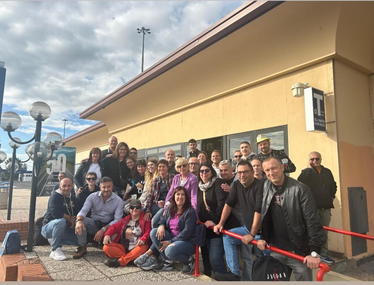 Lavoratori Barry Callebaut arrivati a Roma in pullman per l'incontro al Ministero