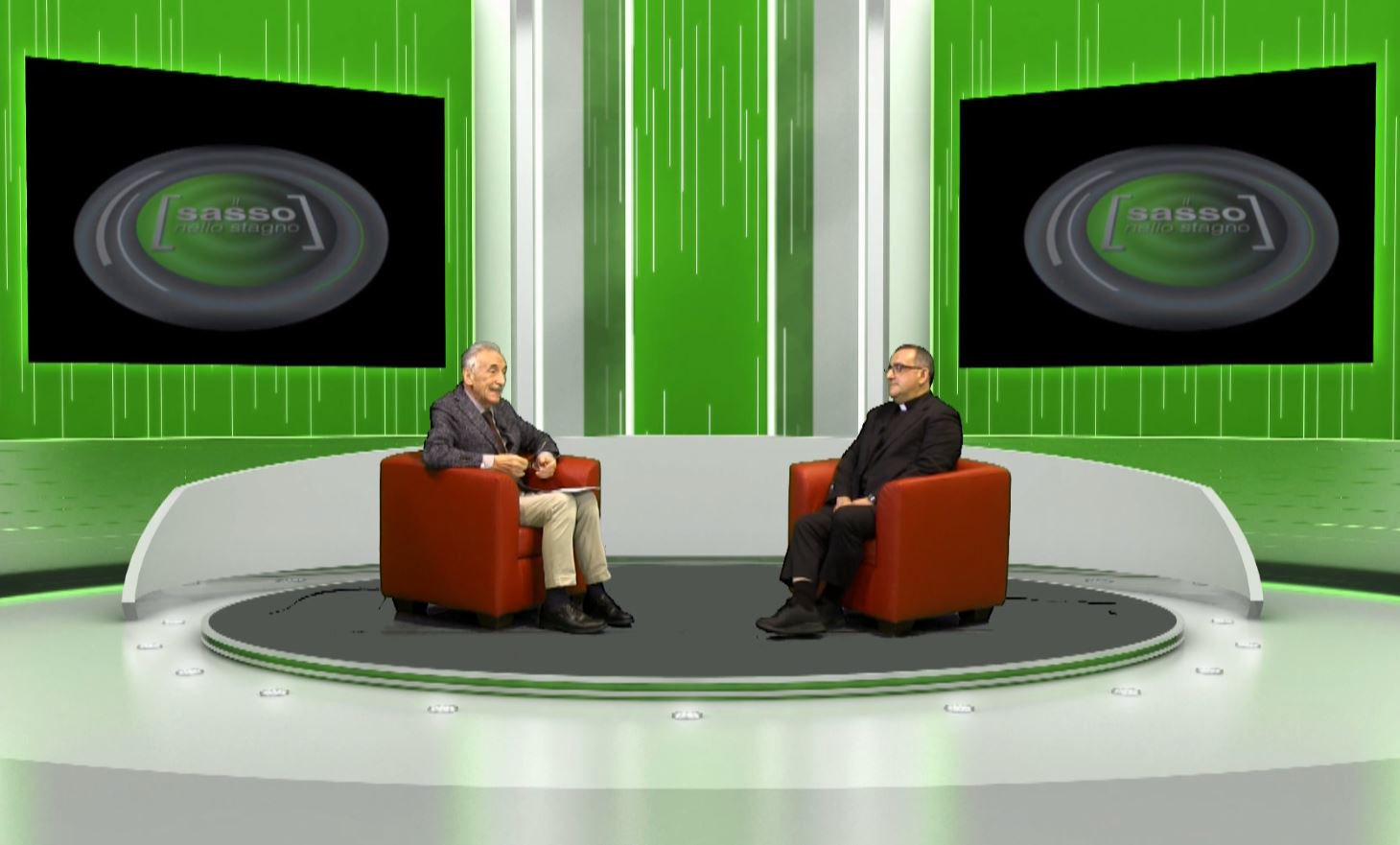 Don Lanfranchini ospite a Il sasso nello stagno