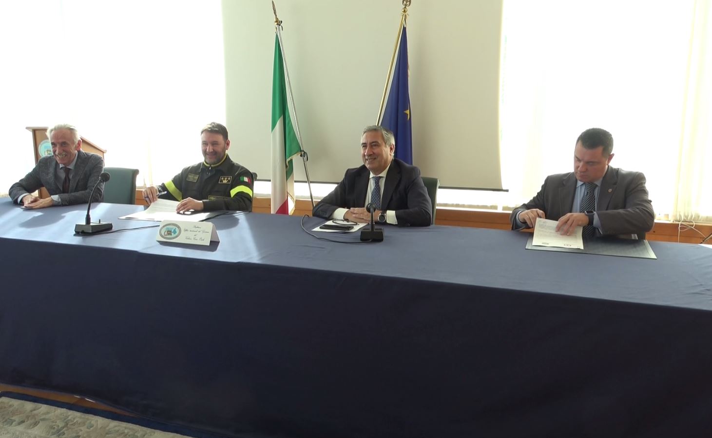 Convenzione tra vigili fuoco e volontari per formazione