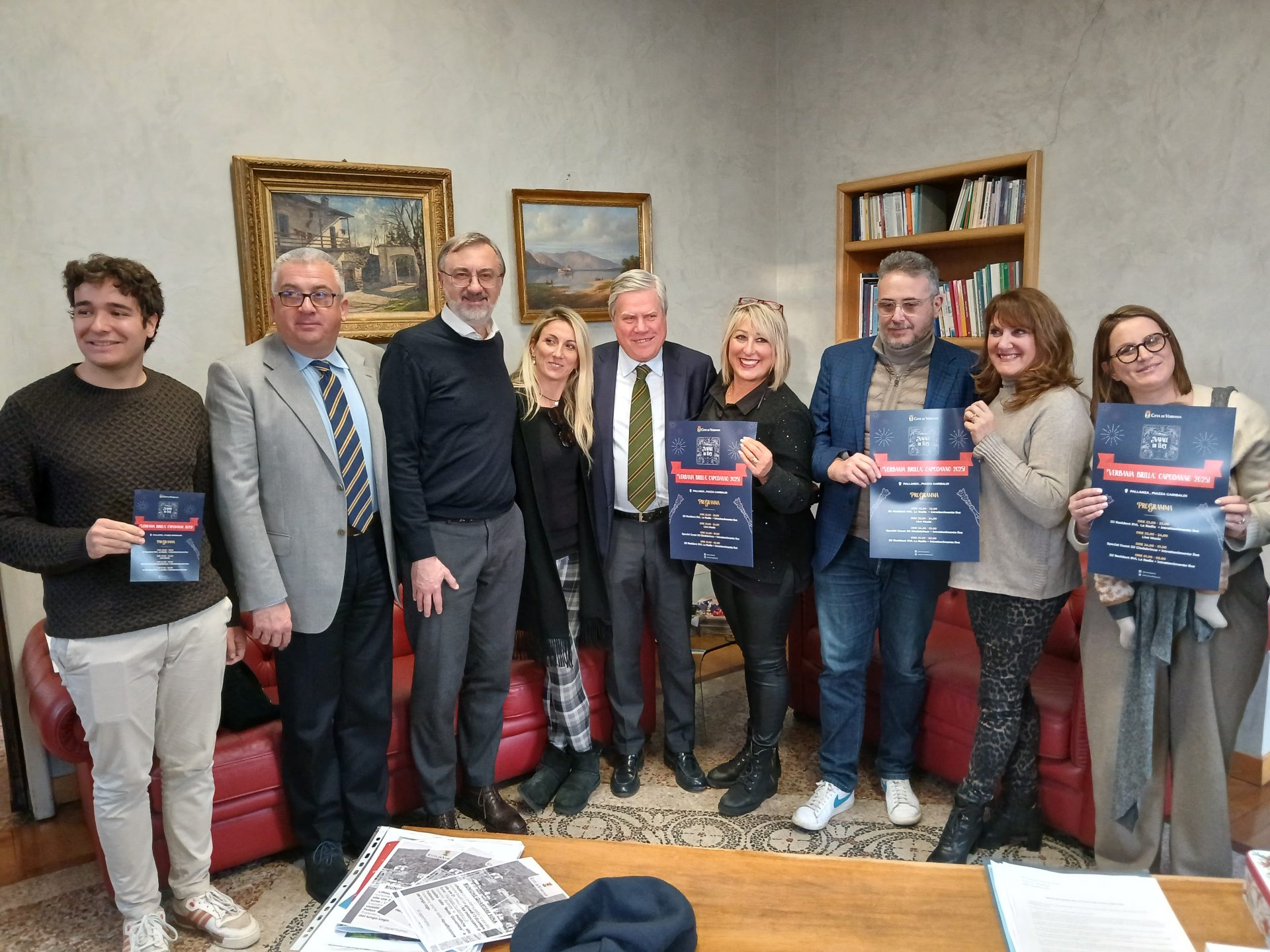 “Verbania brilla” per la festa di Capodanno in piazza Garibaldi a Pallanza  la notte del 31 dicembre