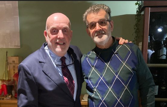 Gli arbitri Mauro Jodero e Antonio Vitali festeggiano i 50 anni di carriera