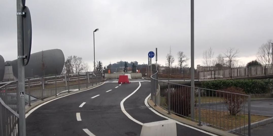 Quasi completati i lavori di realizzazione della passerella alla foce del San Bernardino a Verbania