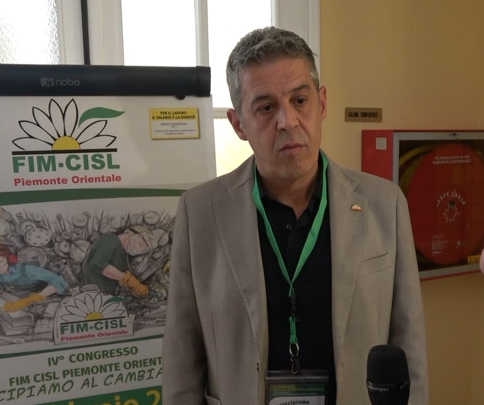 Gianluca Tartaglia riconfermato segretario della Fim Cisl Piemonte Orientale