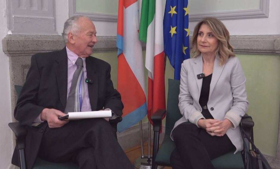 Ospite a L'Appetito Vien Leggendo la giornalista Tiziana Ferrario