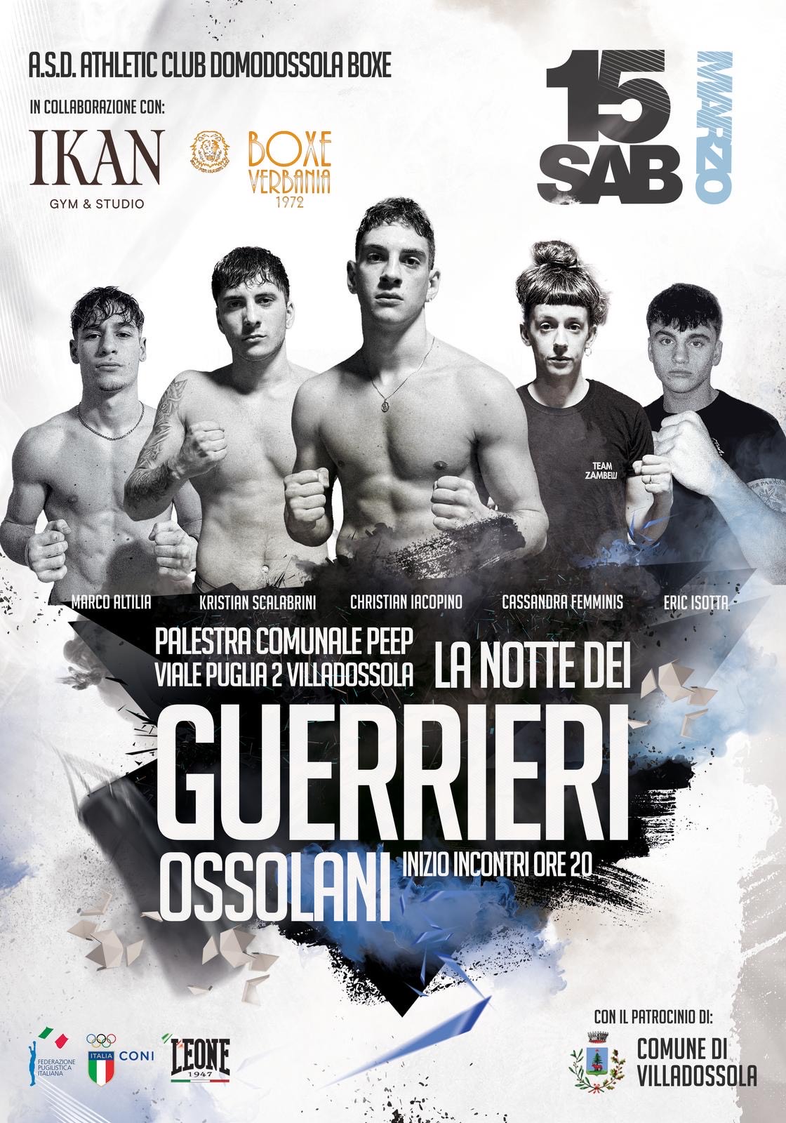Domani a Villadossola "La notte dei guerrieri ossolani"