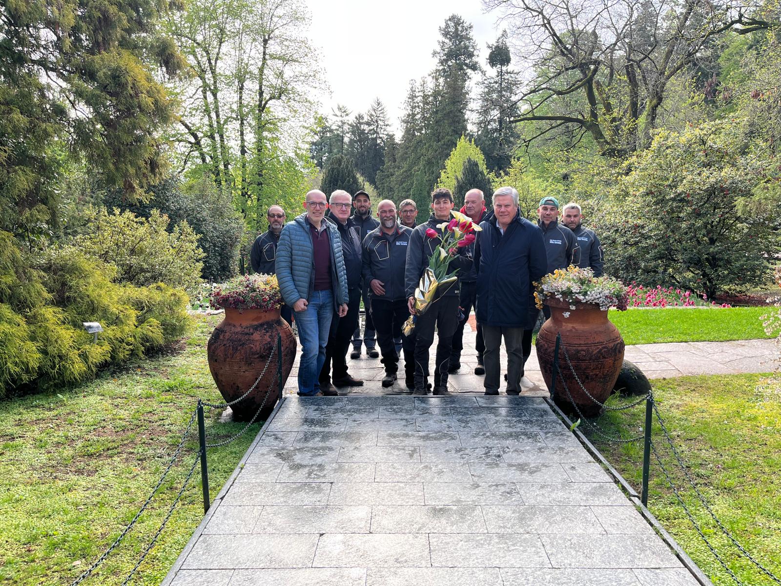 Omaggio al Capitano Mc Eacharn, il "papà" di Villa Taranto