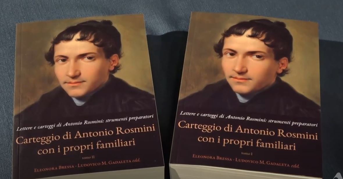 Nuovo libro dedicato ad Antonio Rosmini, in due tomi gli scambi di lettere con la sua famiglia