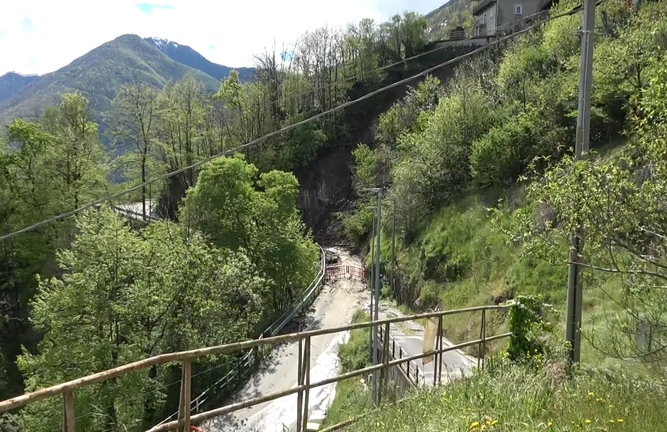 Villadossola conta i danni del maltempo. Riaperta la linea ferroviaria del Sempione