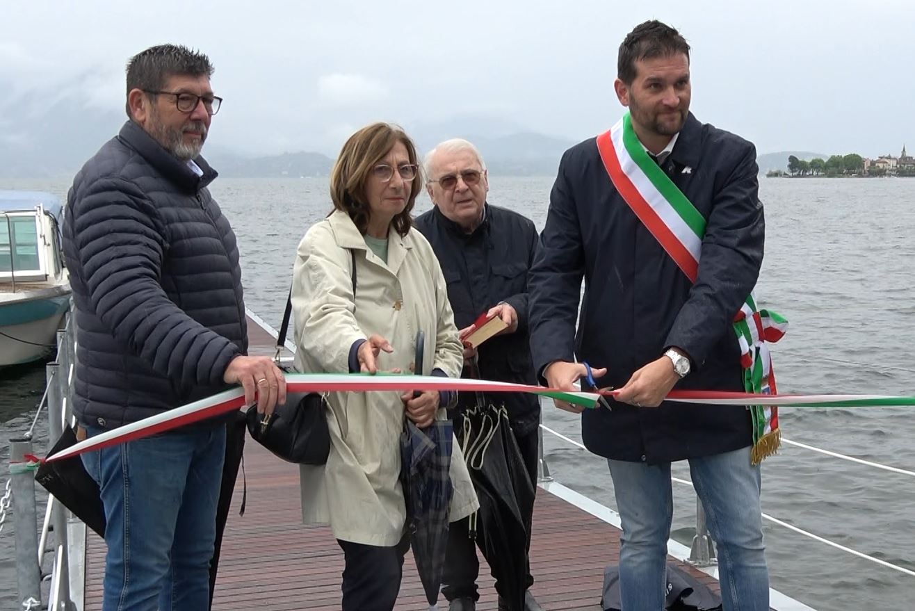 Baveno : taglio del nastro per il nuovo pontile