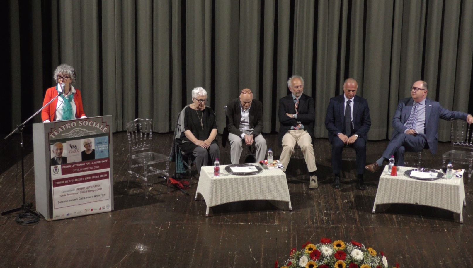 Gad Lerner premiato a Omegna :" Onorato di ricevere il premio della Resistenza"