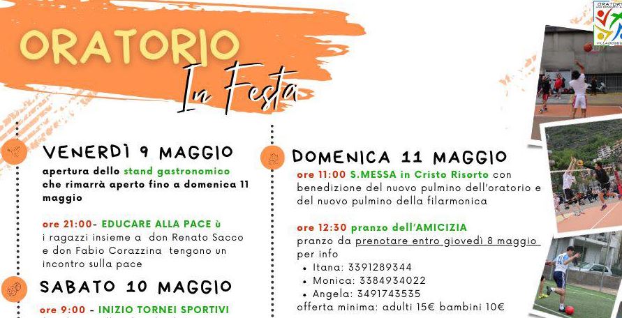 Oratorio in festa. Tre giorni di appuntamenti a Villadossola