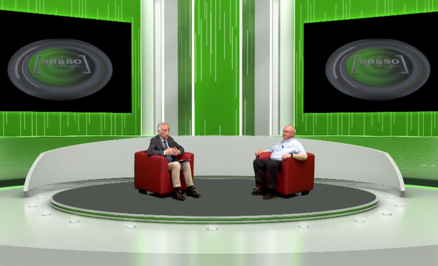 Don Vincenzo Barone ospite a Il sasso nello stagno