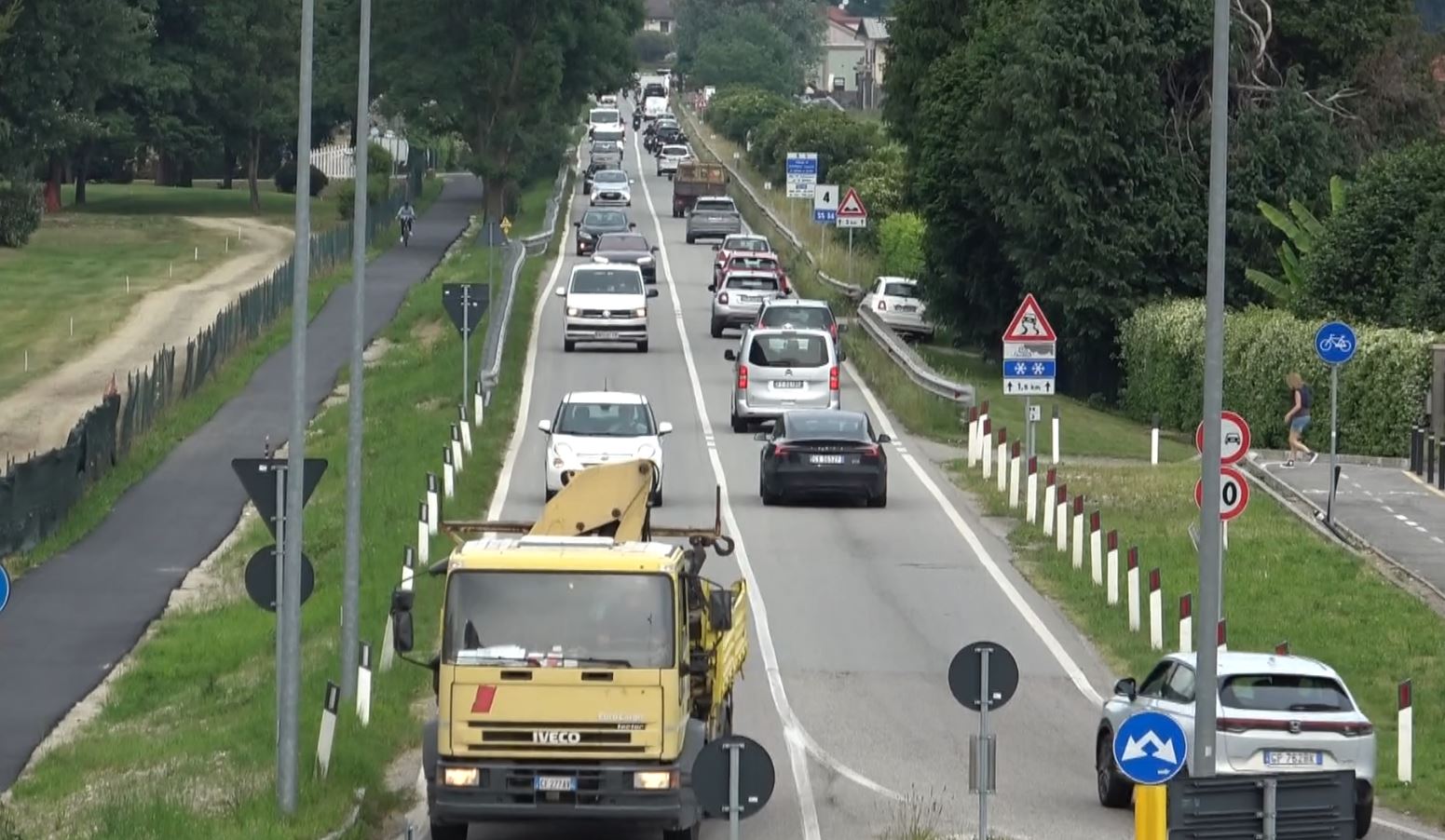 Caos viabilità, domani si lavora sul ponte della Ferrovia. Segnalate situazioni di pericolo tra Feriolo e Fondotoce