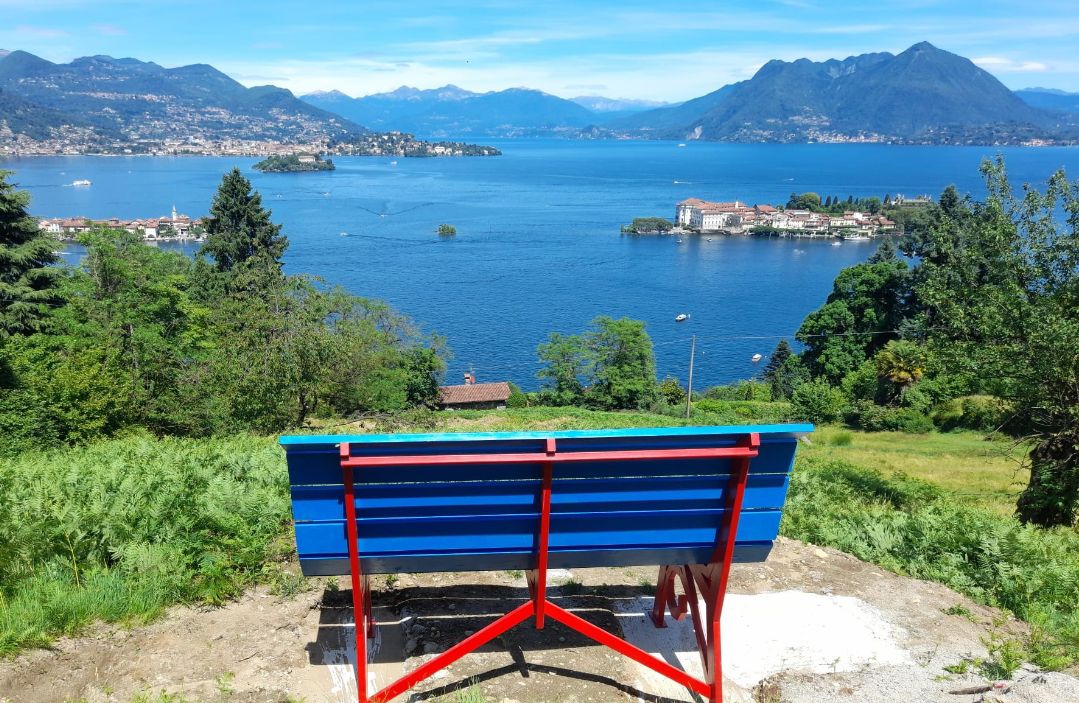 A Stresa la "Big Bench" voluta dall'Avis con il patrocinio dell'amministrazione comunale