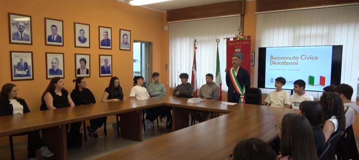 Benvenuto Civico per 19 giovani di Casale Corte Cerro