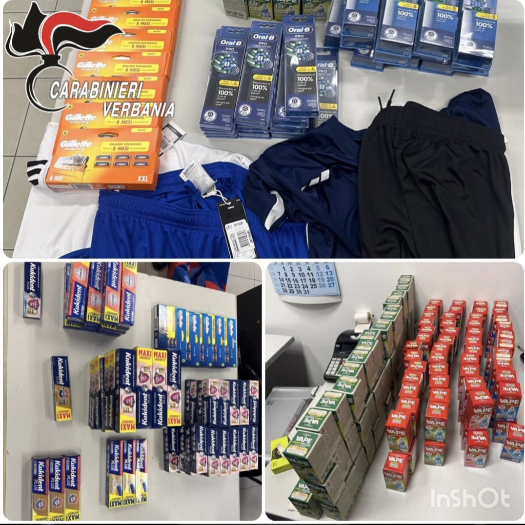 In macchina avevano oltre 2000 euro di merce rubata: arrestati dai Carabinieri