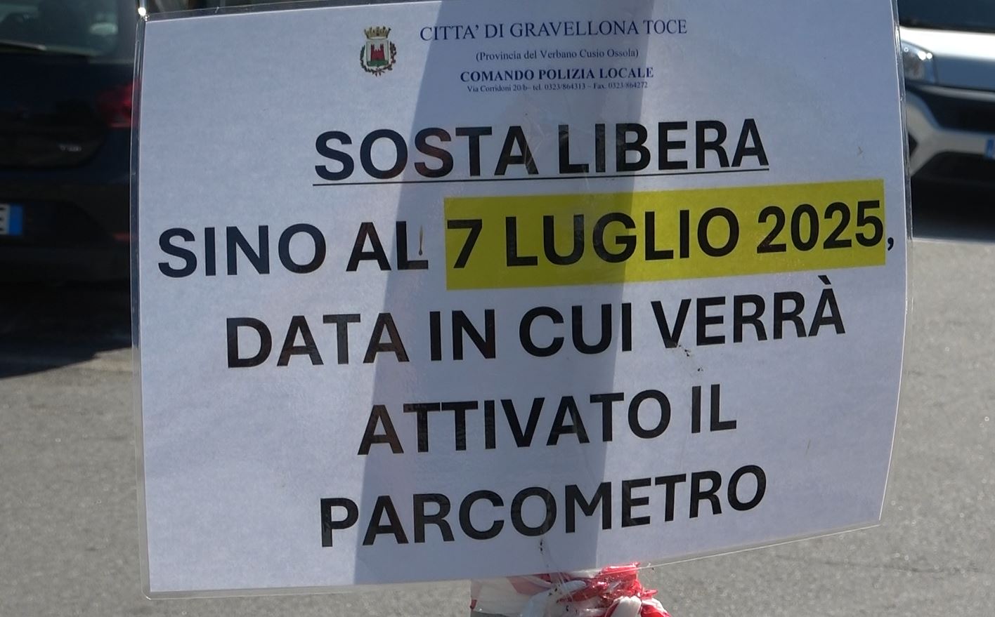Gravellona Toce : dal 7 luglio a Gravellona Toce scattano importanti novità in tema di sosta