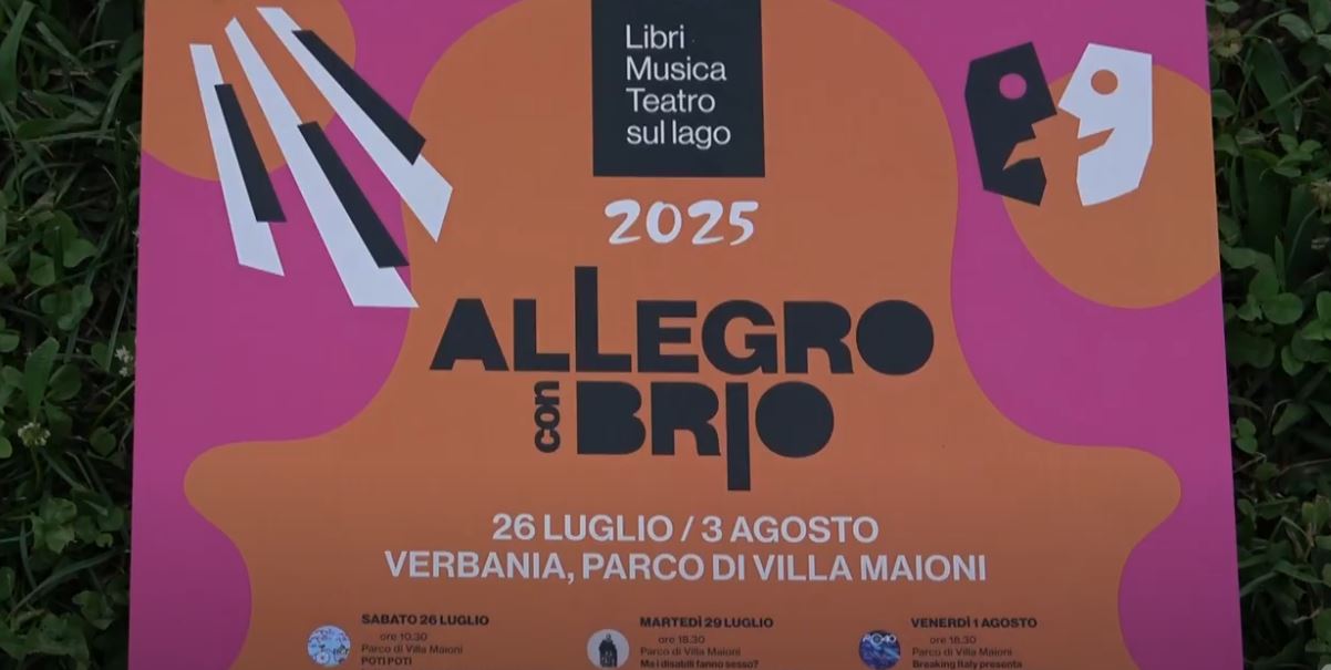 Nel fine settimana parte Allegro con Brio a Verbania. Tra gli ospiti Dario Vergassola