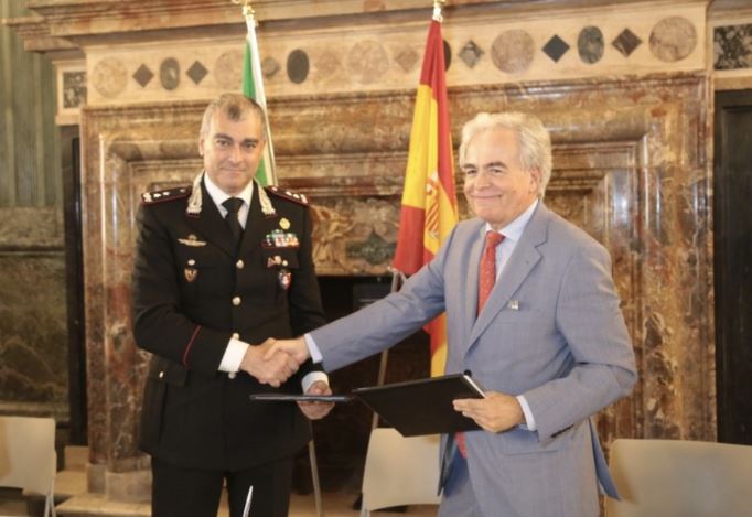 Restiuite alla Spagna 65 opere importate illecitamente e ritrovate in una villa a Lesa