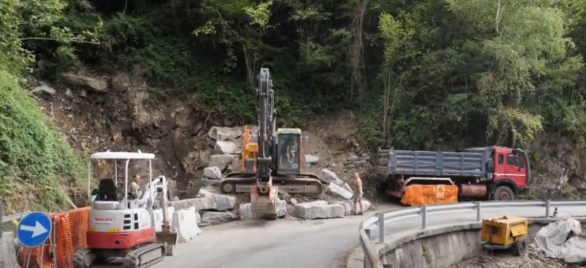Strade Valle Strona, diversi i lavori in corso