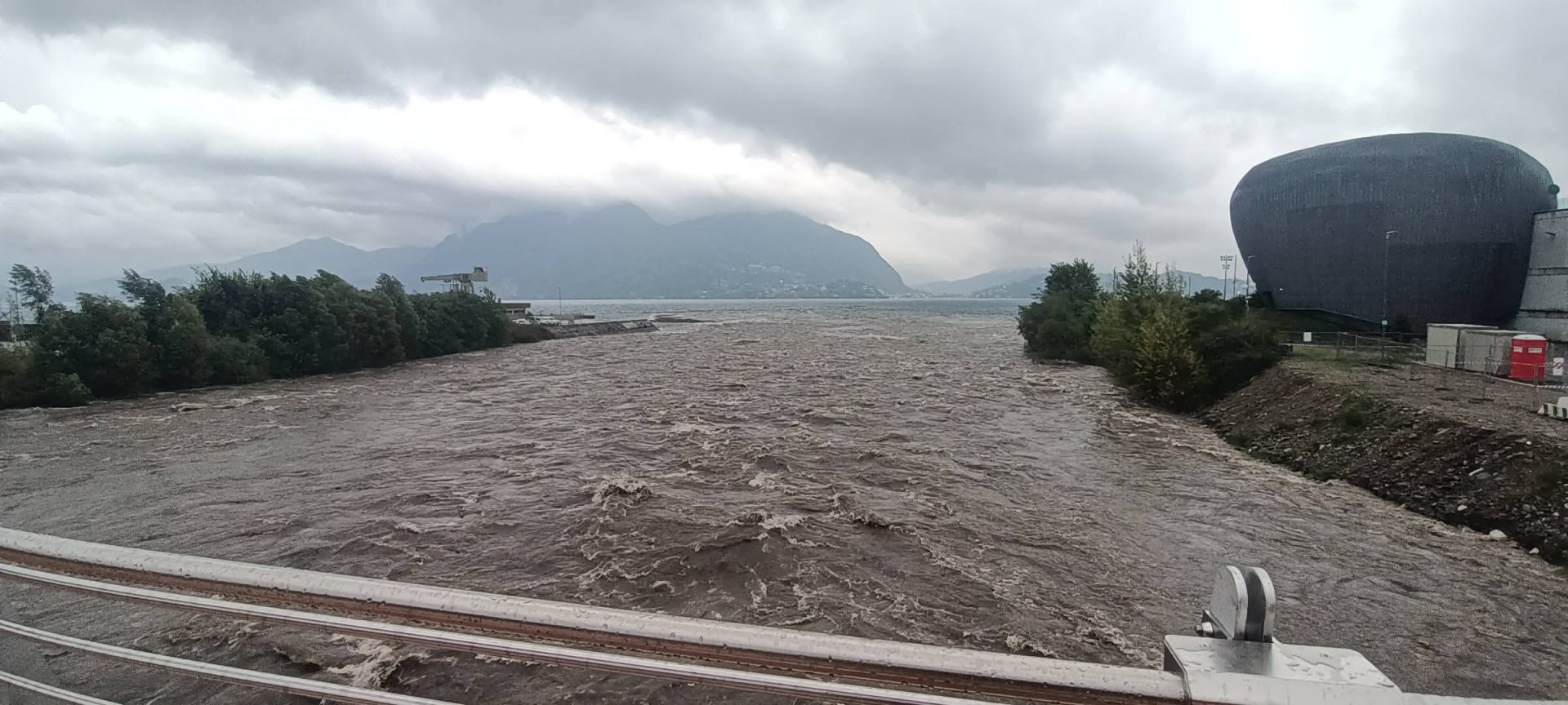 Verbania, oltre la soglia di guardia il Torrente San Bernardino salito di sei metri rispetto a ieri