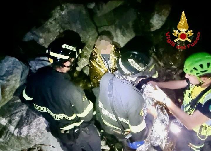 Turista tedesca in difficoltà al rio Marmazza, intervento notturno dei soccorritori