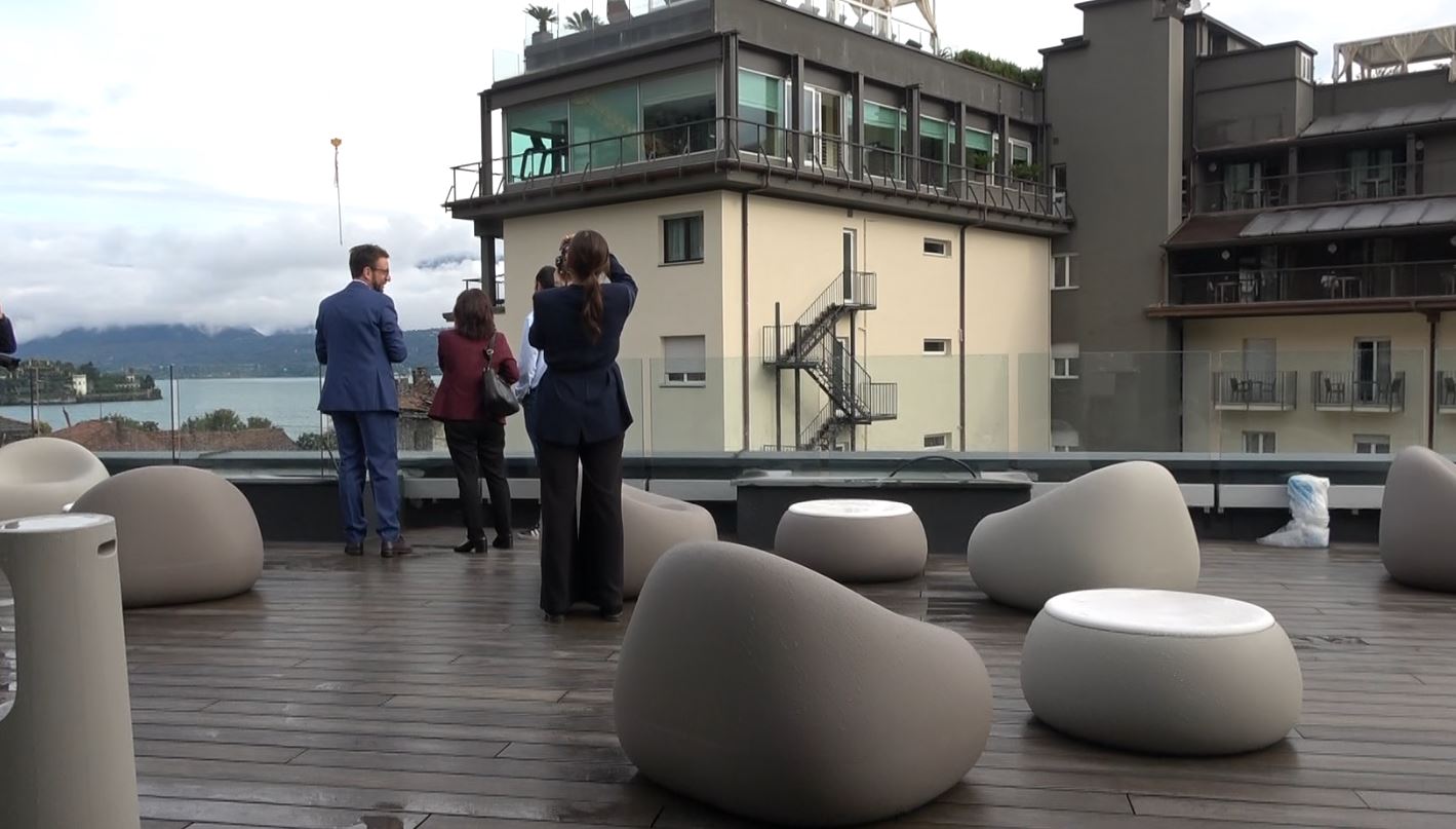 Primo giorno di scuola alla nuova sede dell'Istituto Maggia di Stresa