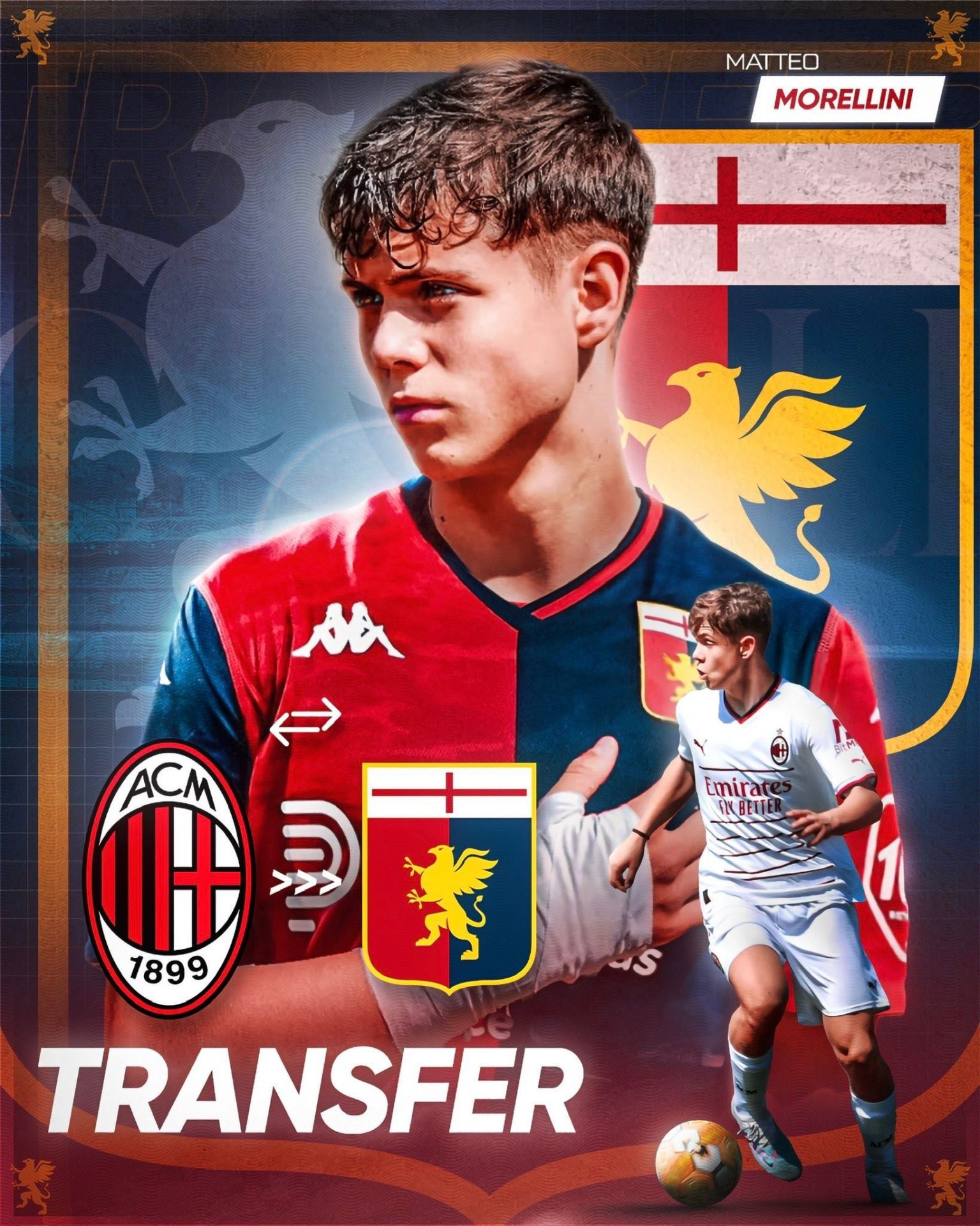 Morellini a Genova per spiccare il volo