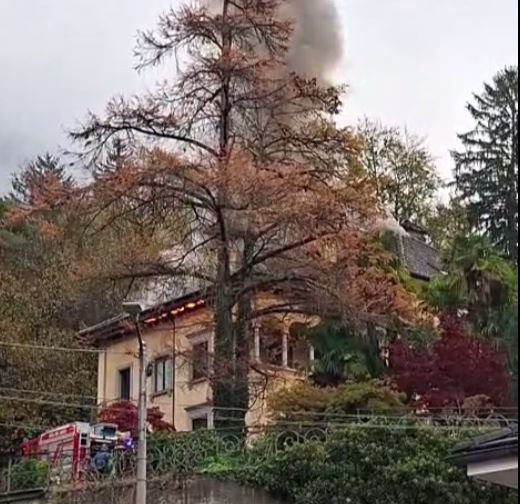 Incendio in un'abitazione a Masera