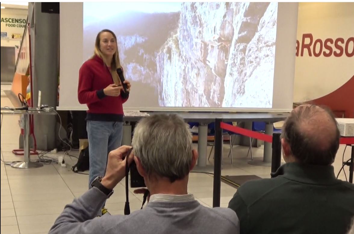 All'Ossola outdoor center ospite de il Rosa l'alpinista Federica Mingolla